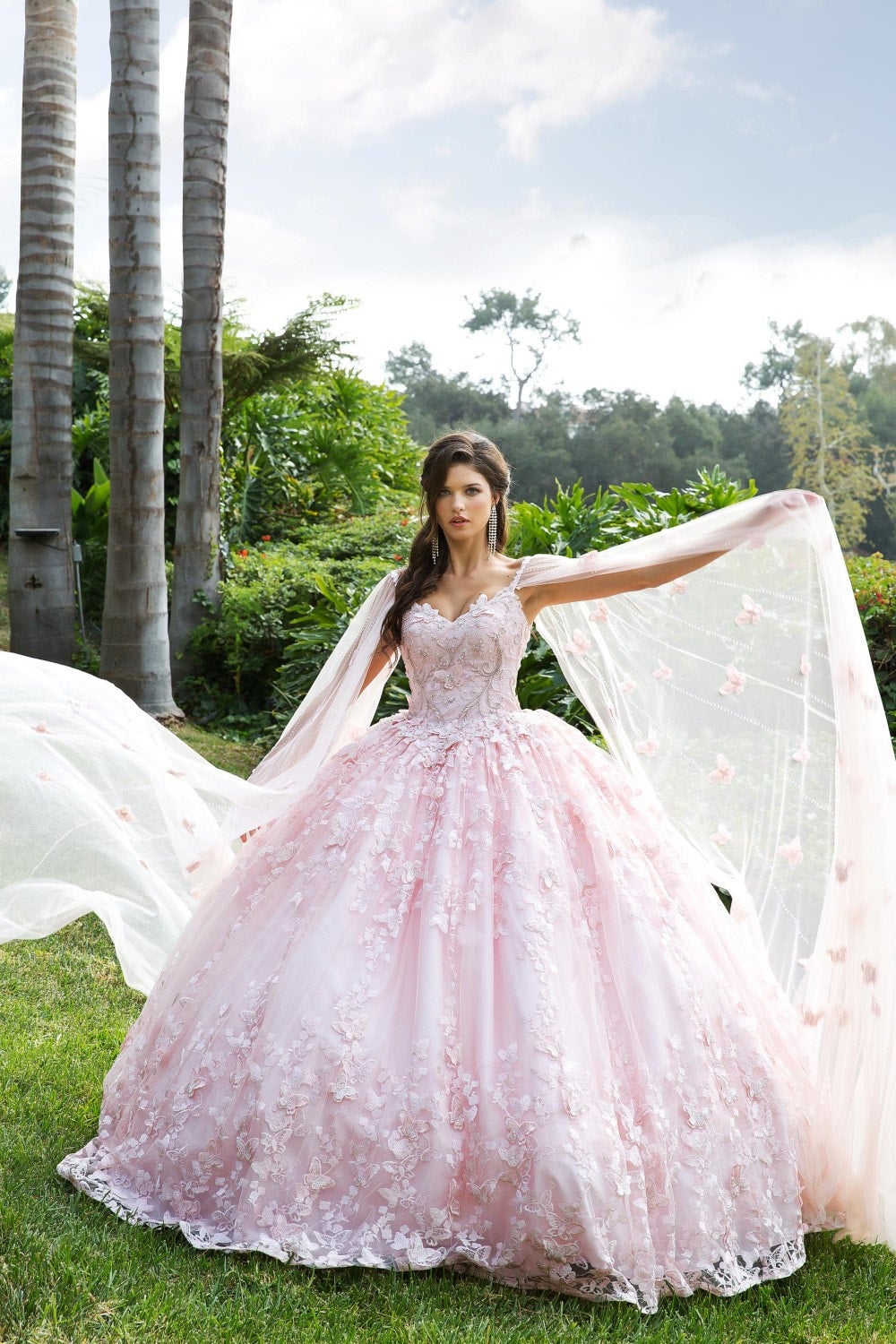 Wedding Quinceanera Dresses With Butterflies Ophelia Butterfly
